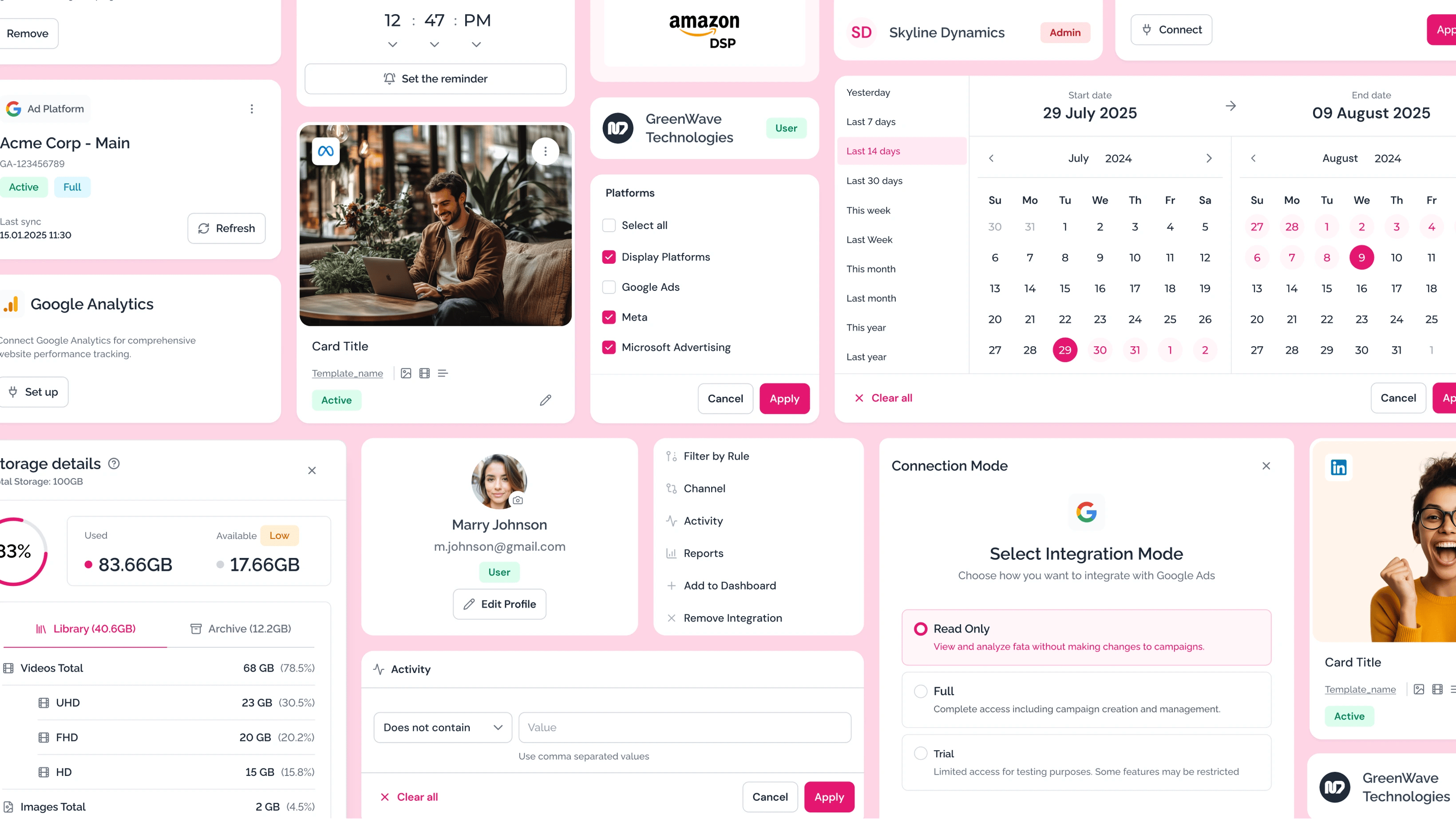 ColiberADS — web application