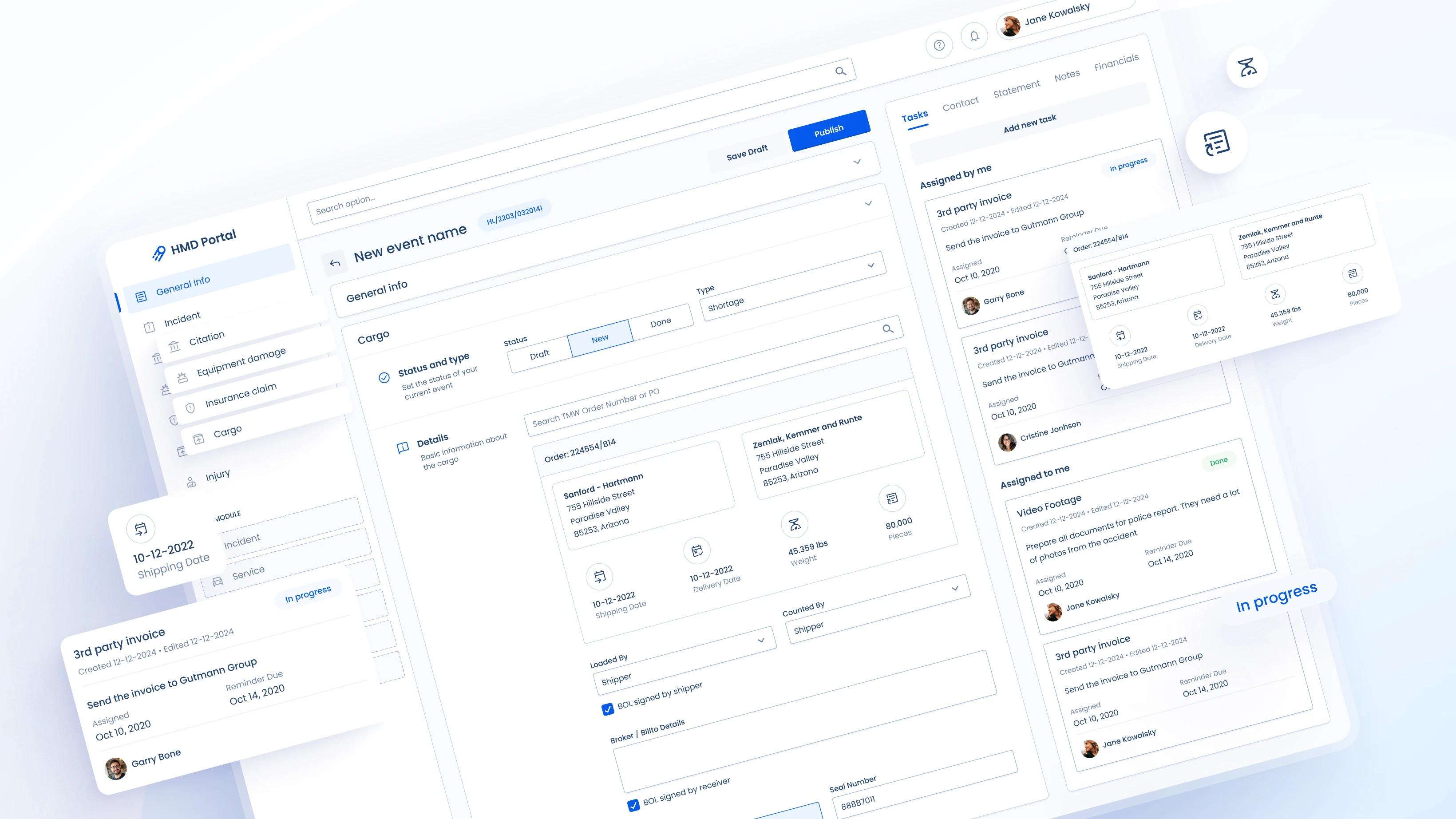 HMD Portal — screen