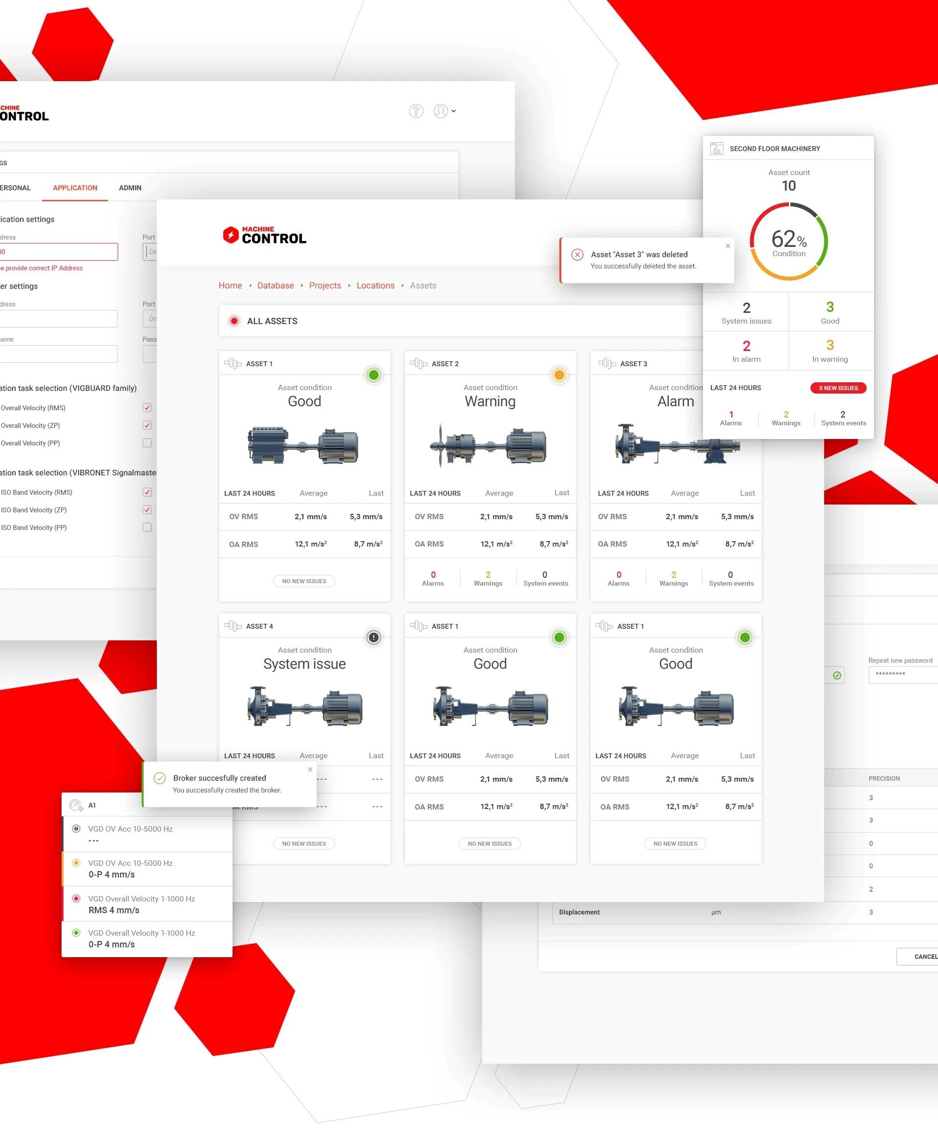 Machine Control — screen