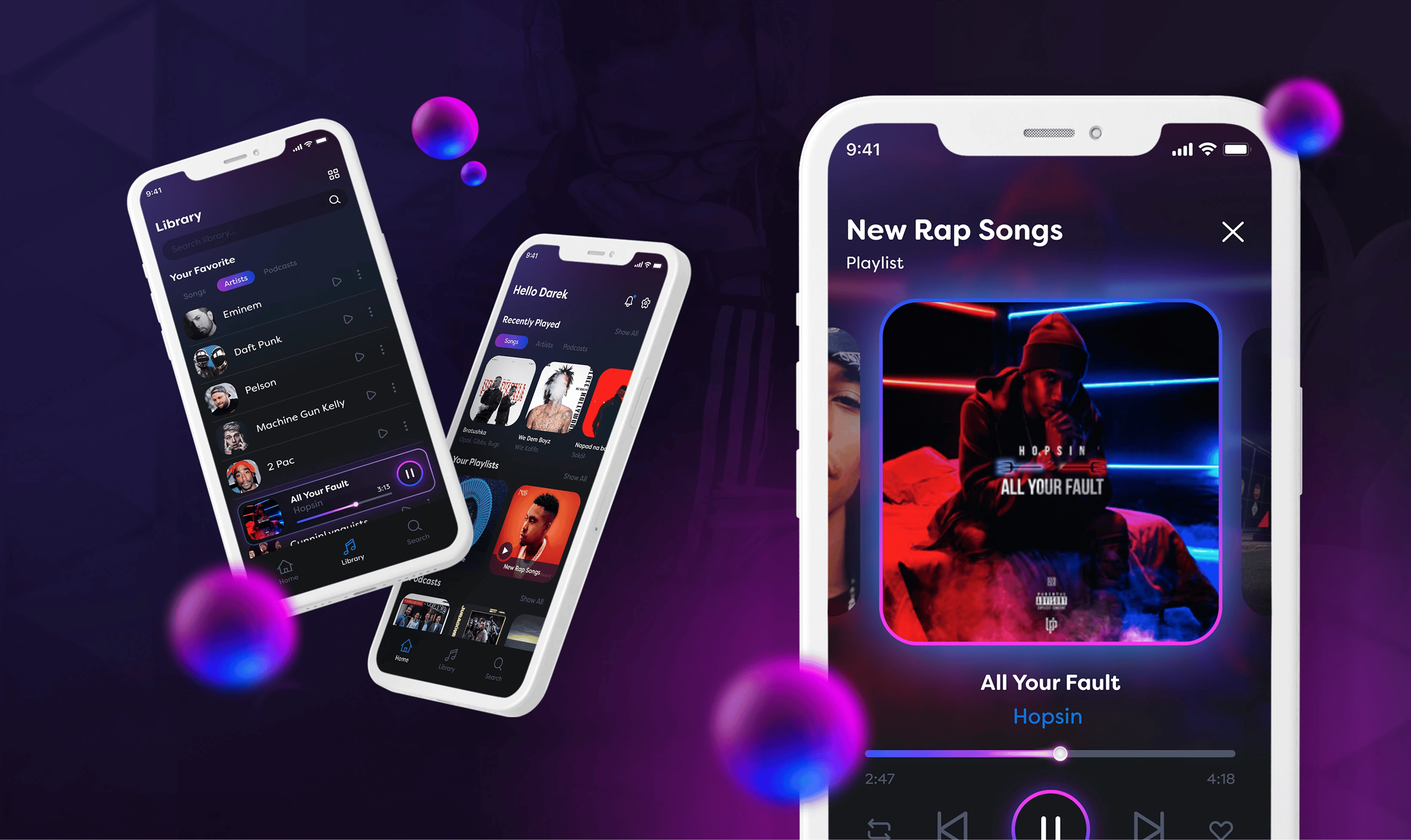 PlayerX — screen