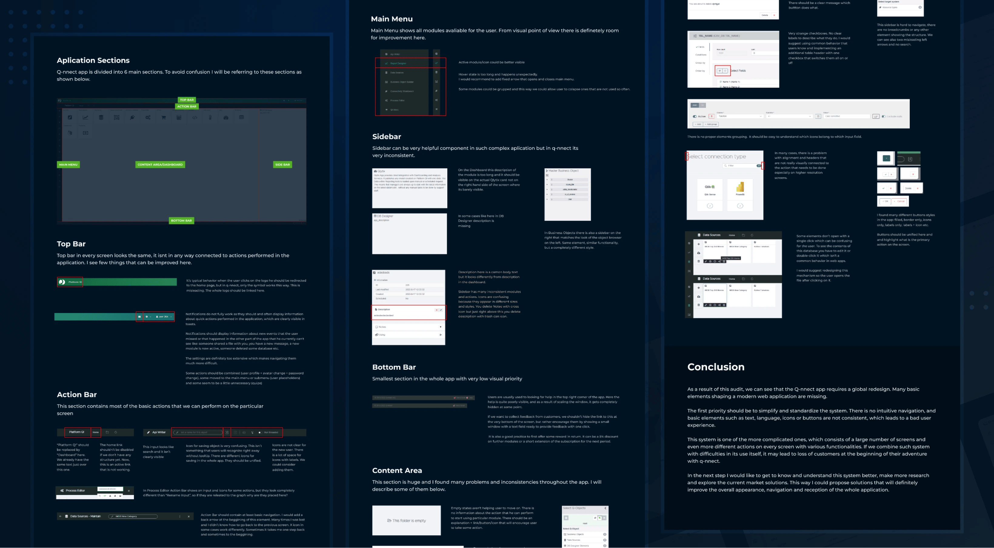 Q-nnect — UX audit of the existing application