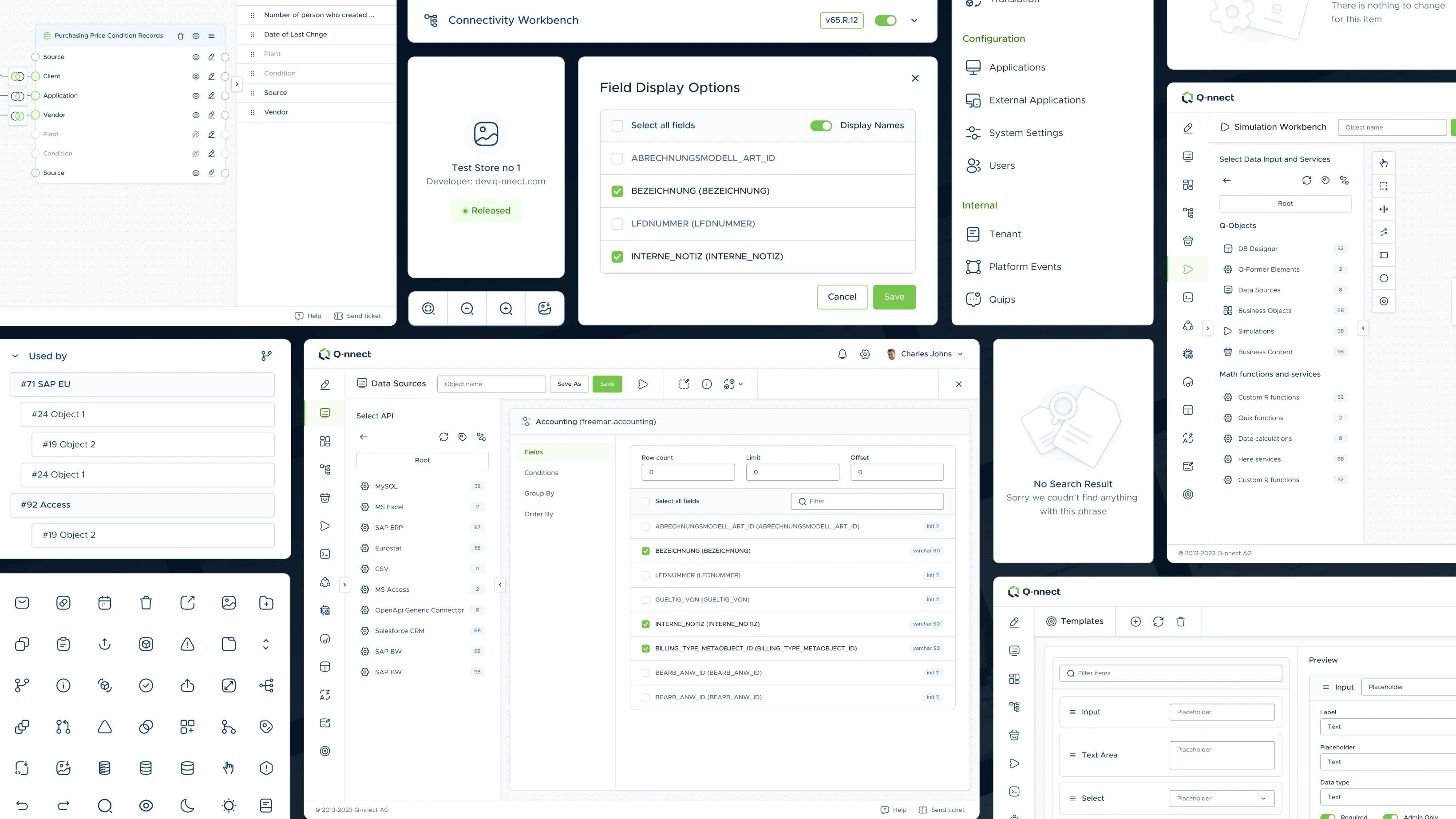 Q-nnect — screen