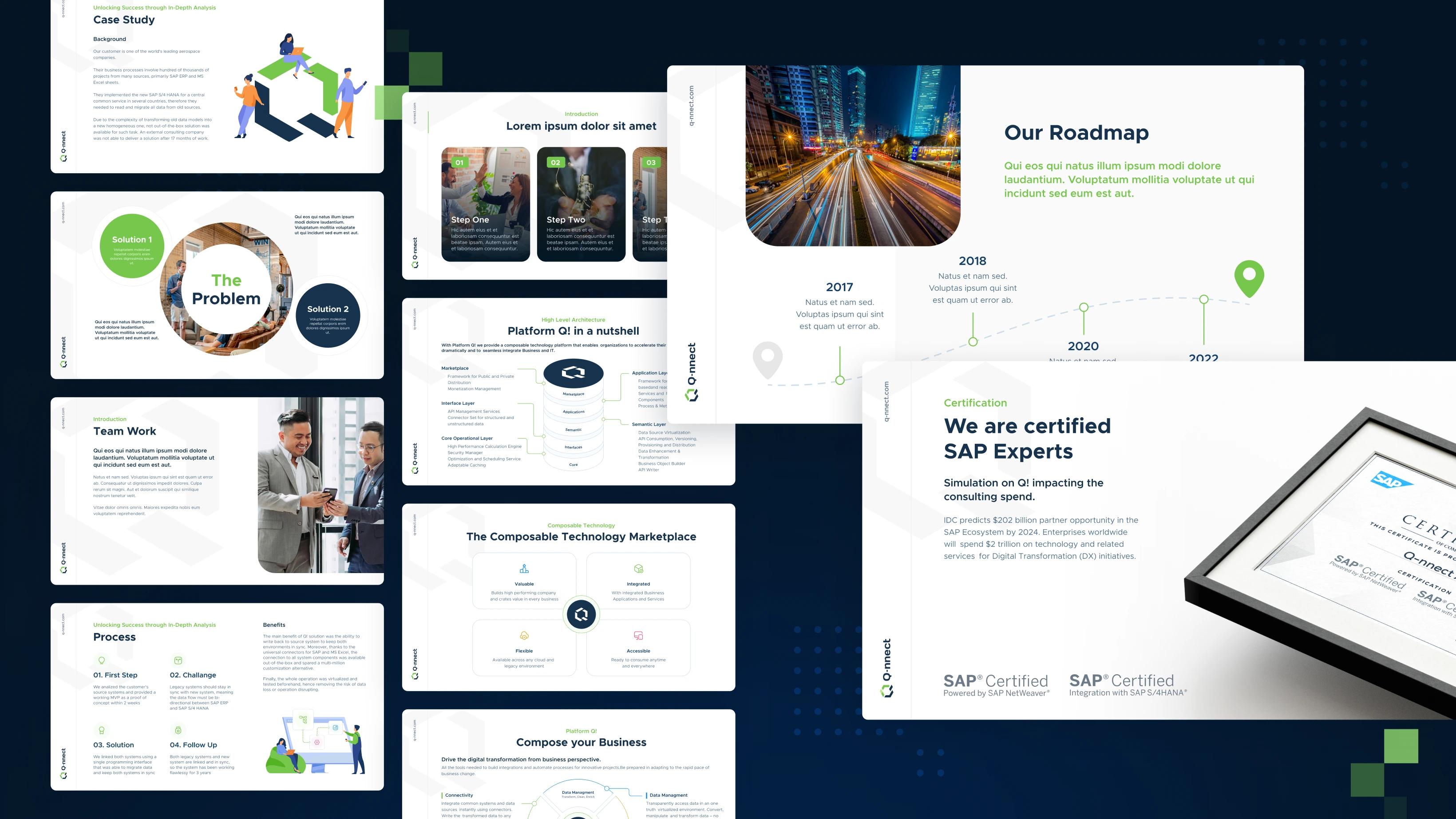 Q-nnect — marketing materials