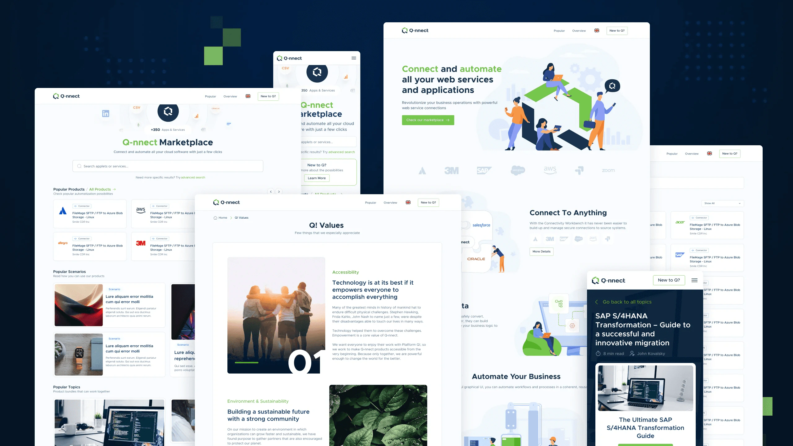 Q-nnect — screen
